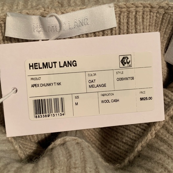 Helmut Lang Apex sweater
Apex Chunky Turtleneck in Oat Melange - Picture 6 of 8
